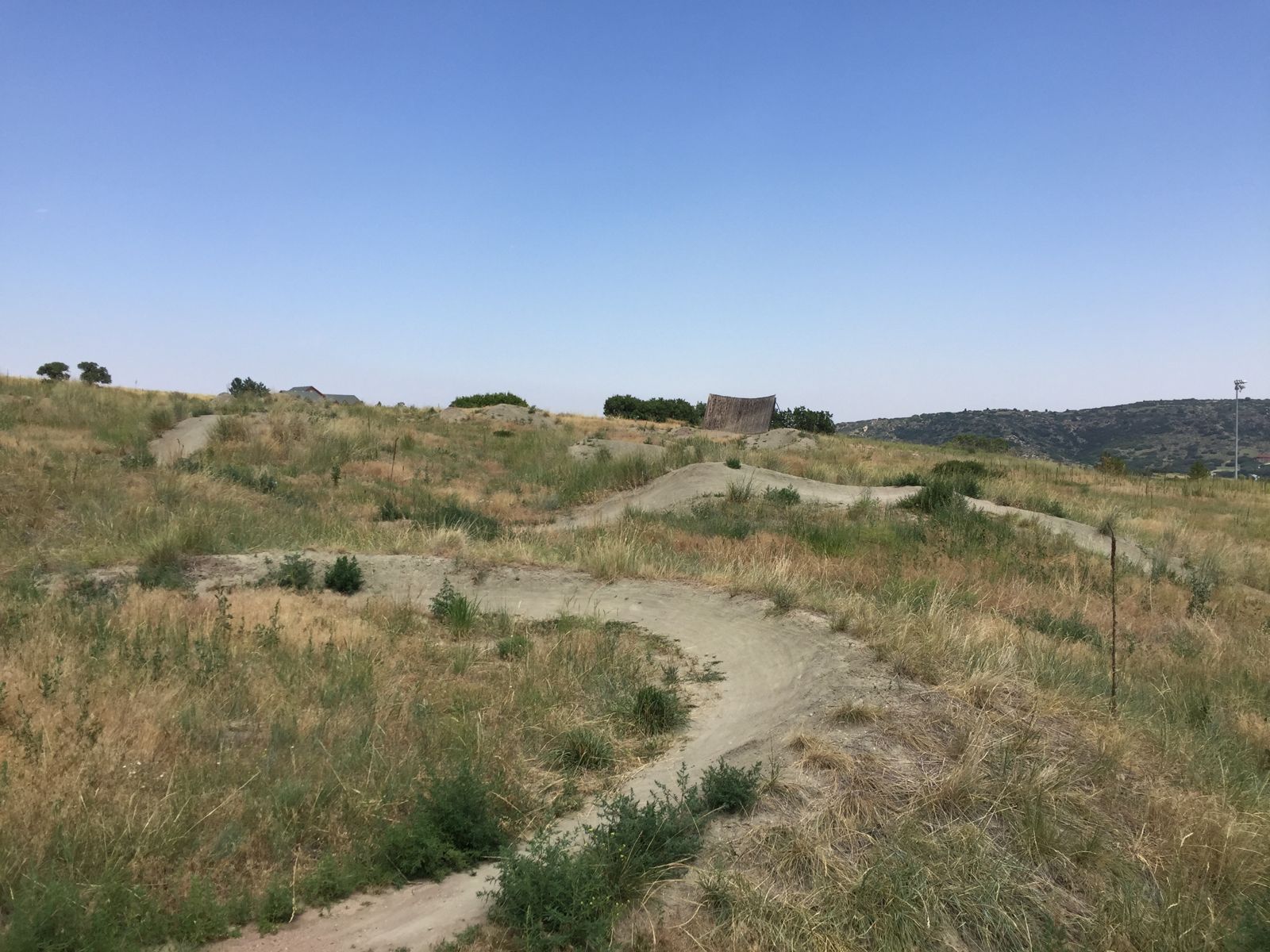 Rhyolite Regional Park trail next to Crystal Valley Ranch in Castle Rock, CO